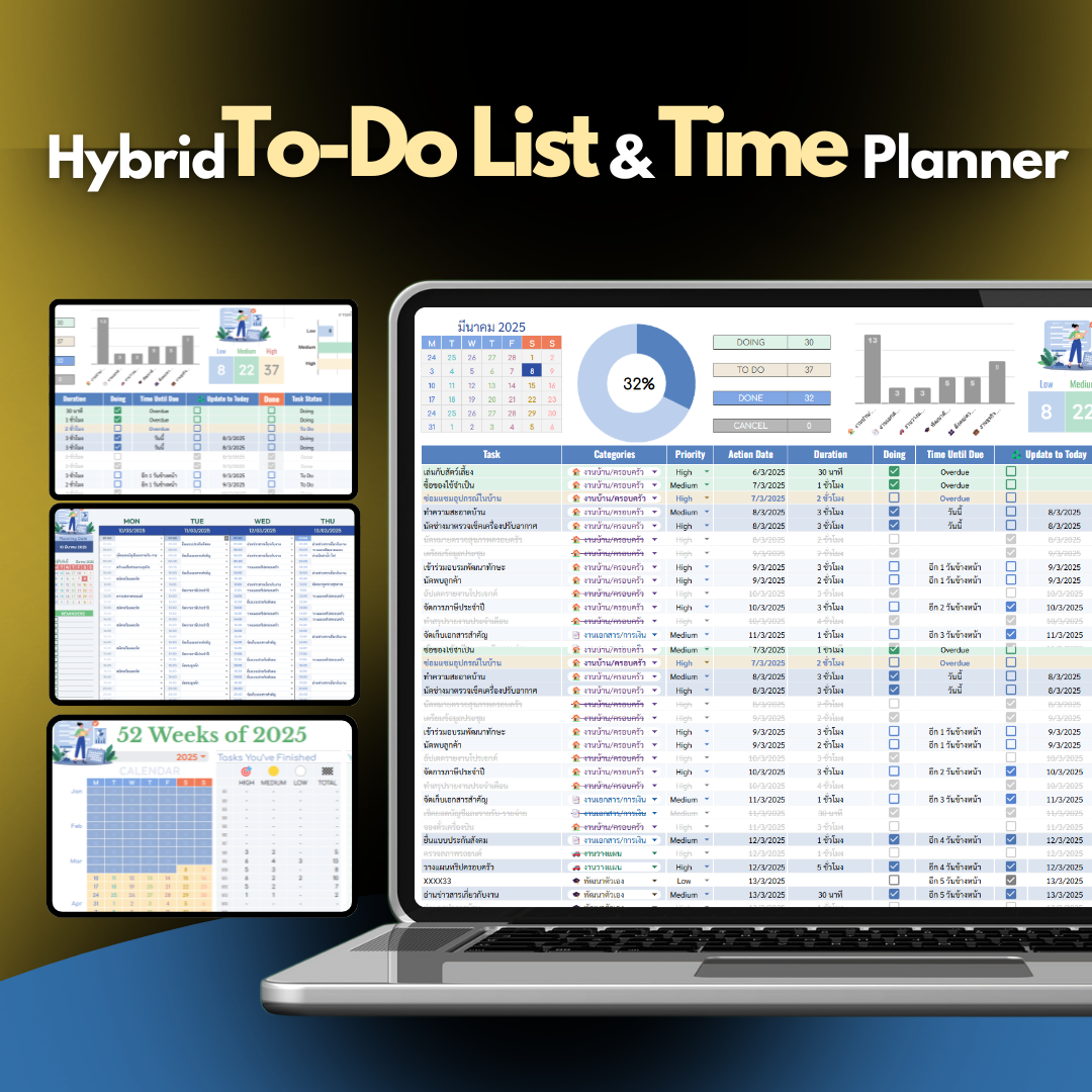 Hybrid To-Do List & Time Planner
