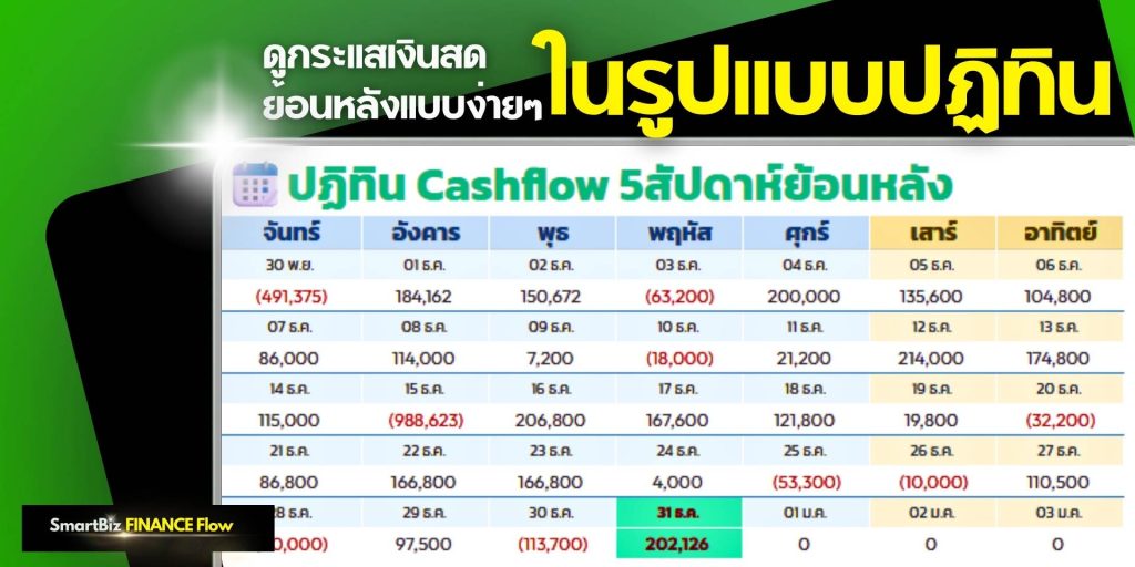 SmartBiz FinanceFlow เทมเพลตบริหารการเงินและกระแสเงินสด - 2