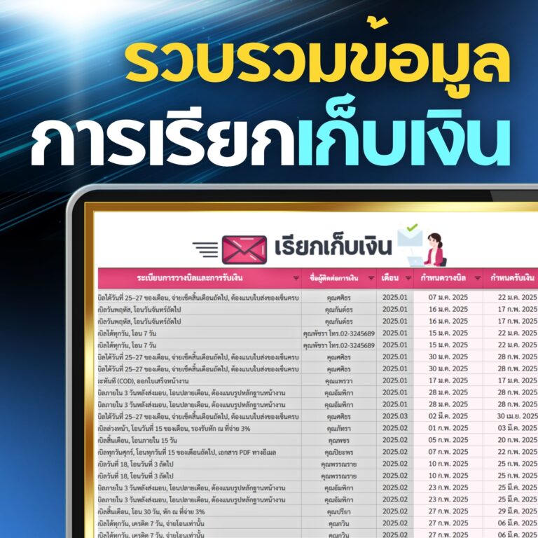 SmartBiz CustomerFlow เทมเพลตจัดการงานขายและ CRM - 14