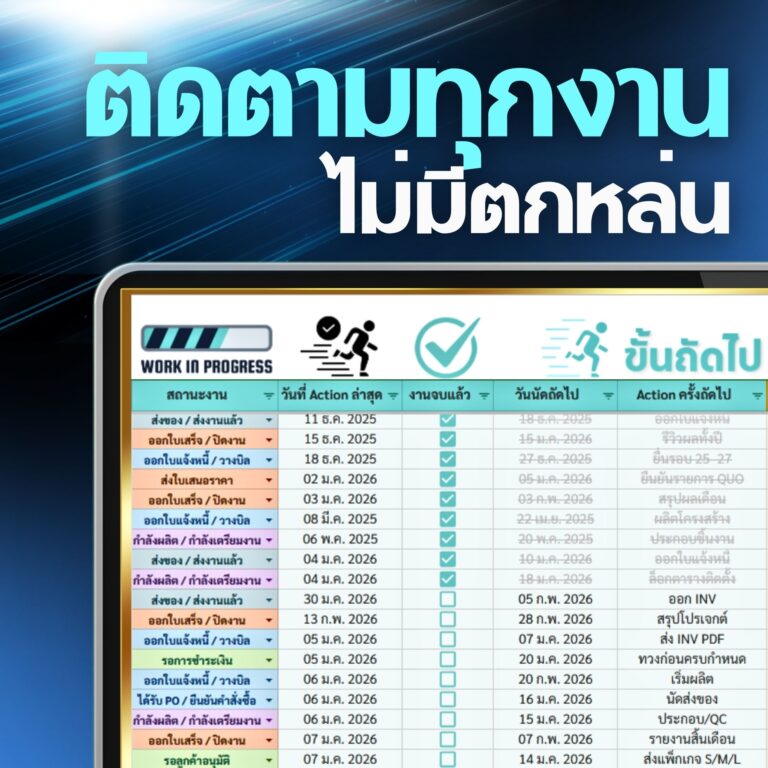 SmartBiz CustomerFlow เทมเพลตจัดการงานขายและ CRM - 8