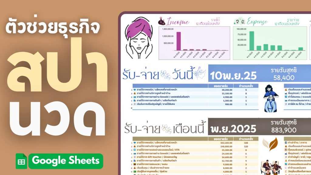Smart SPA เทมเพลตบริหารธุรกิจสปาและร้านนวด - Spa (1980 x 1980 px) – 1